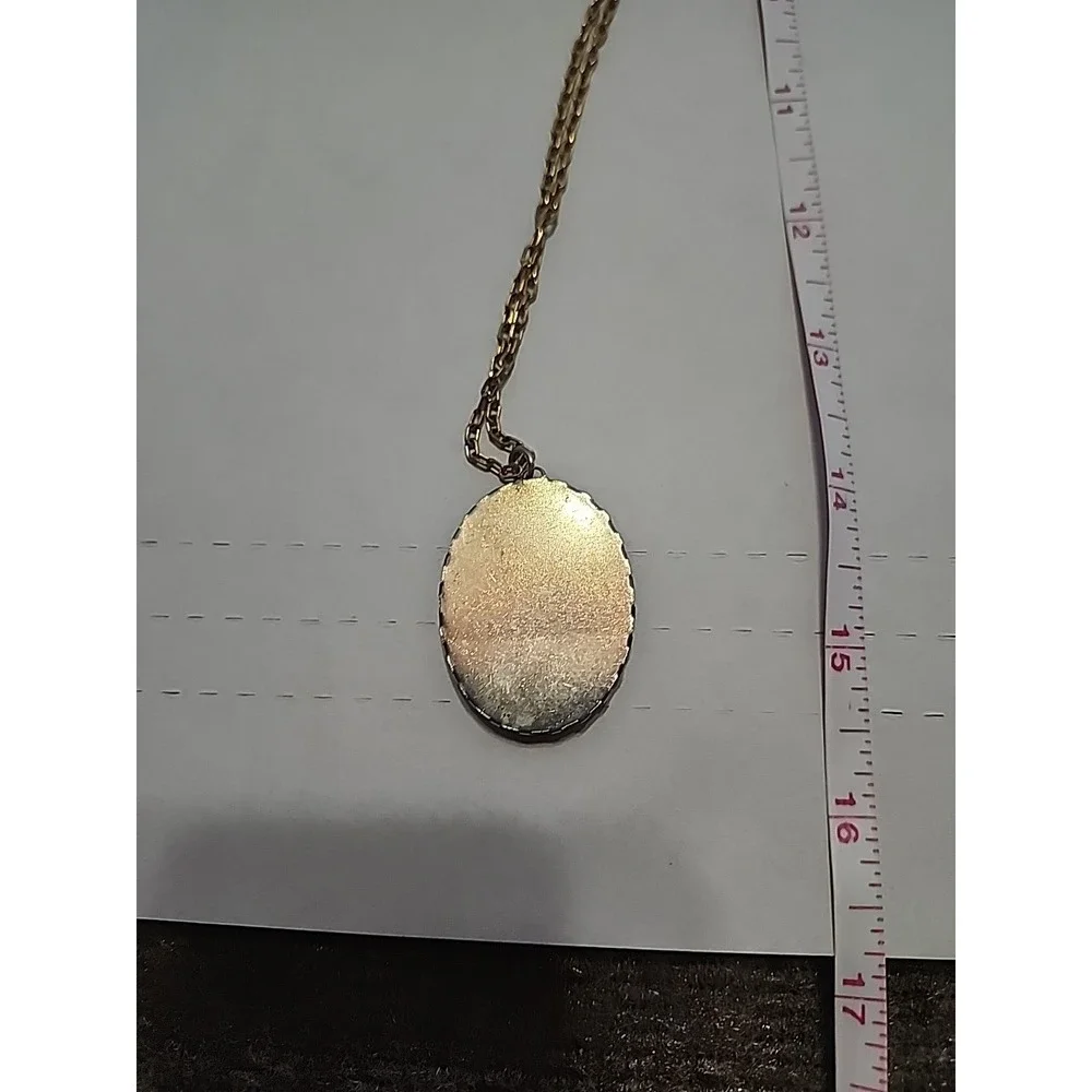 Vintage Necklace "Fragonard courting couple" - Picture 4 of 5